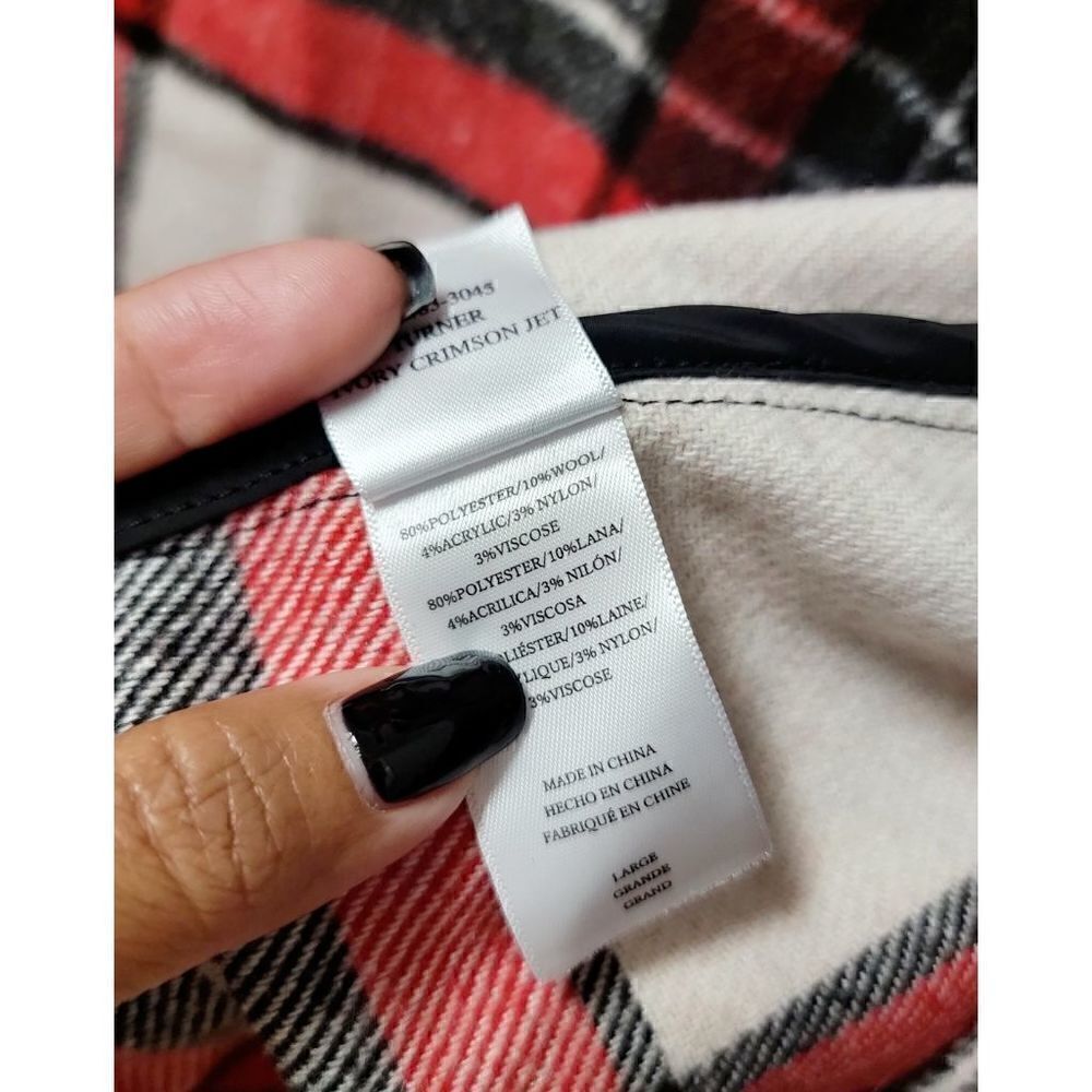 Rails Flannel Wool Blend Shacket L - Picture 7 of 9